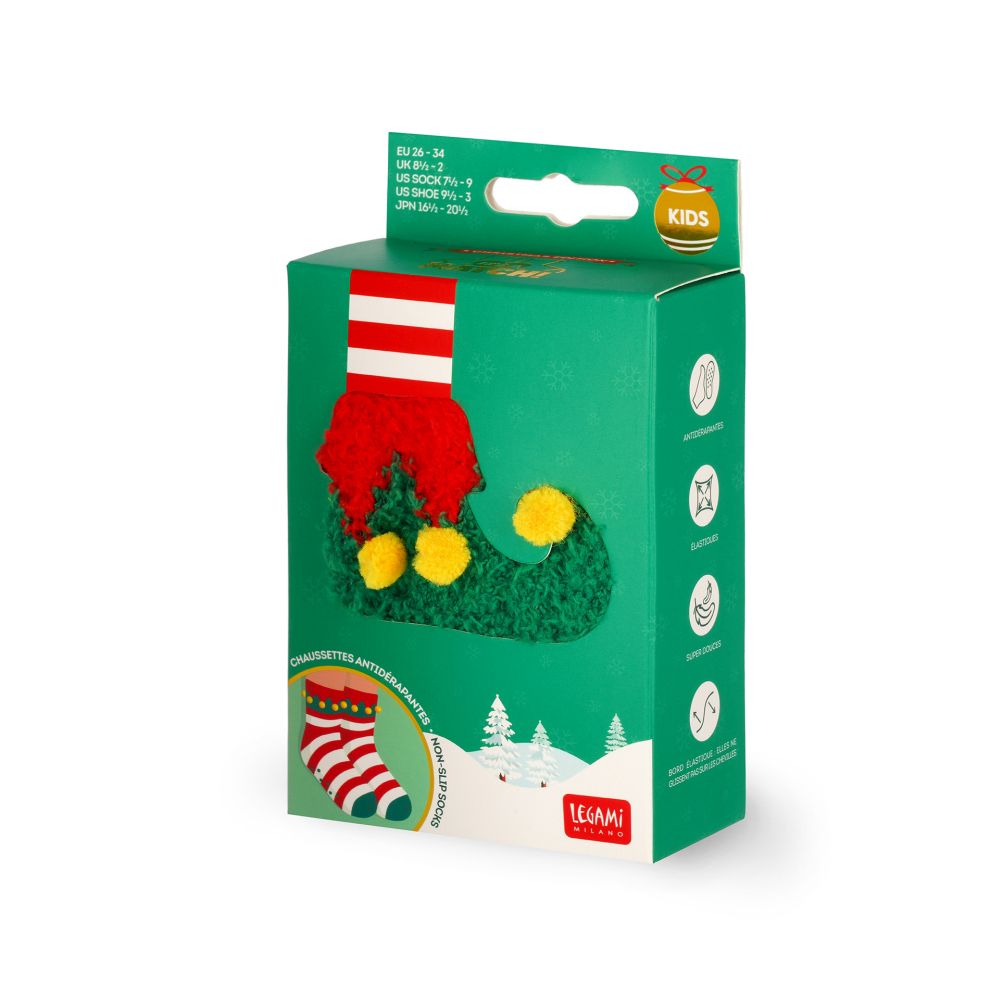It´s a match, non slip socks, Elf (børn) - 5