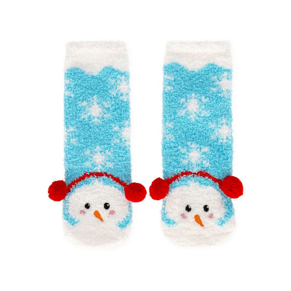 It´s a match, non slip socks, Snowman (børn) - 2