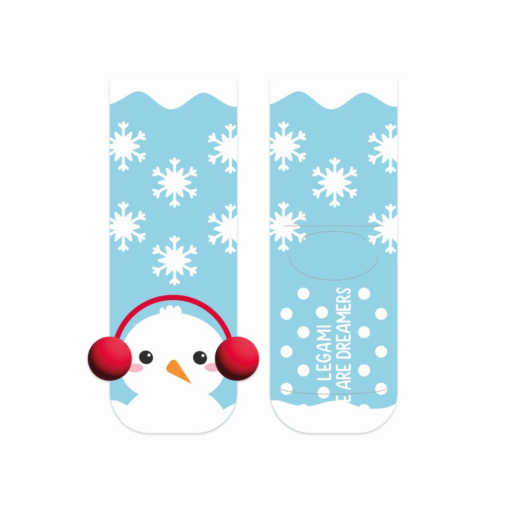 It´s a match, non slip socks, Snowman (børn)
