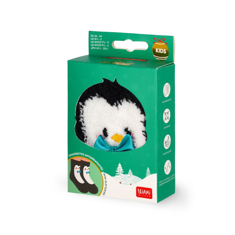 It´s a match, non slip socks, Penguin (børn) - 5