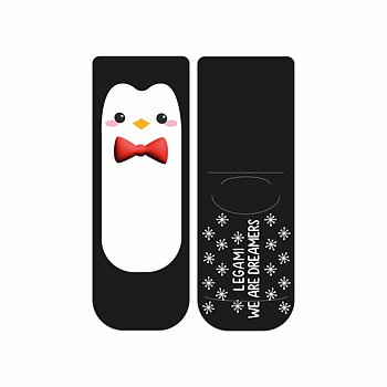 It´s a match, non slip socks, Penguin (barn)