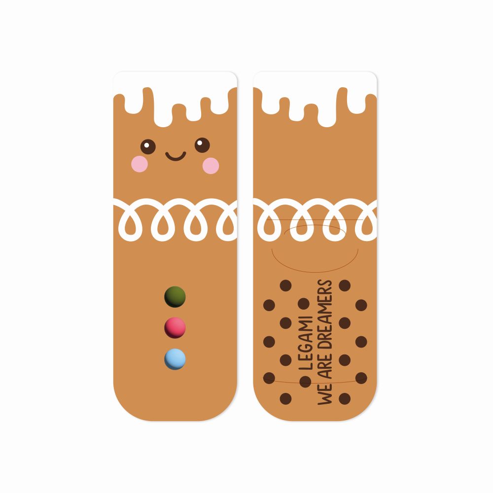 It´s a match, non slip socks, Gingerbread (barn)