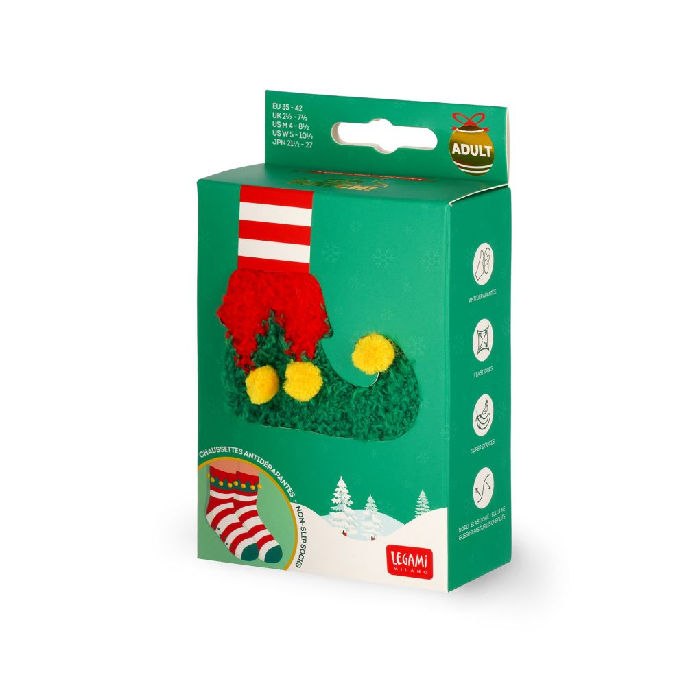 It´s a match, non slip socks, Elf (voksen) - 4