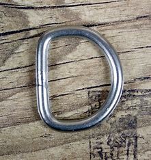 D-ring Silver 25 mm