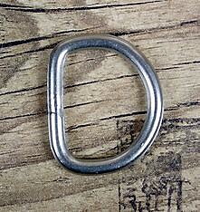 D-ring Silver 25 mm