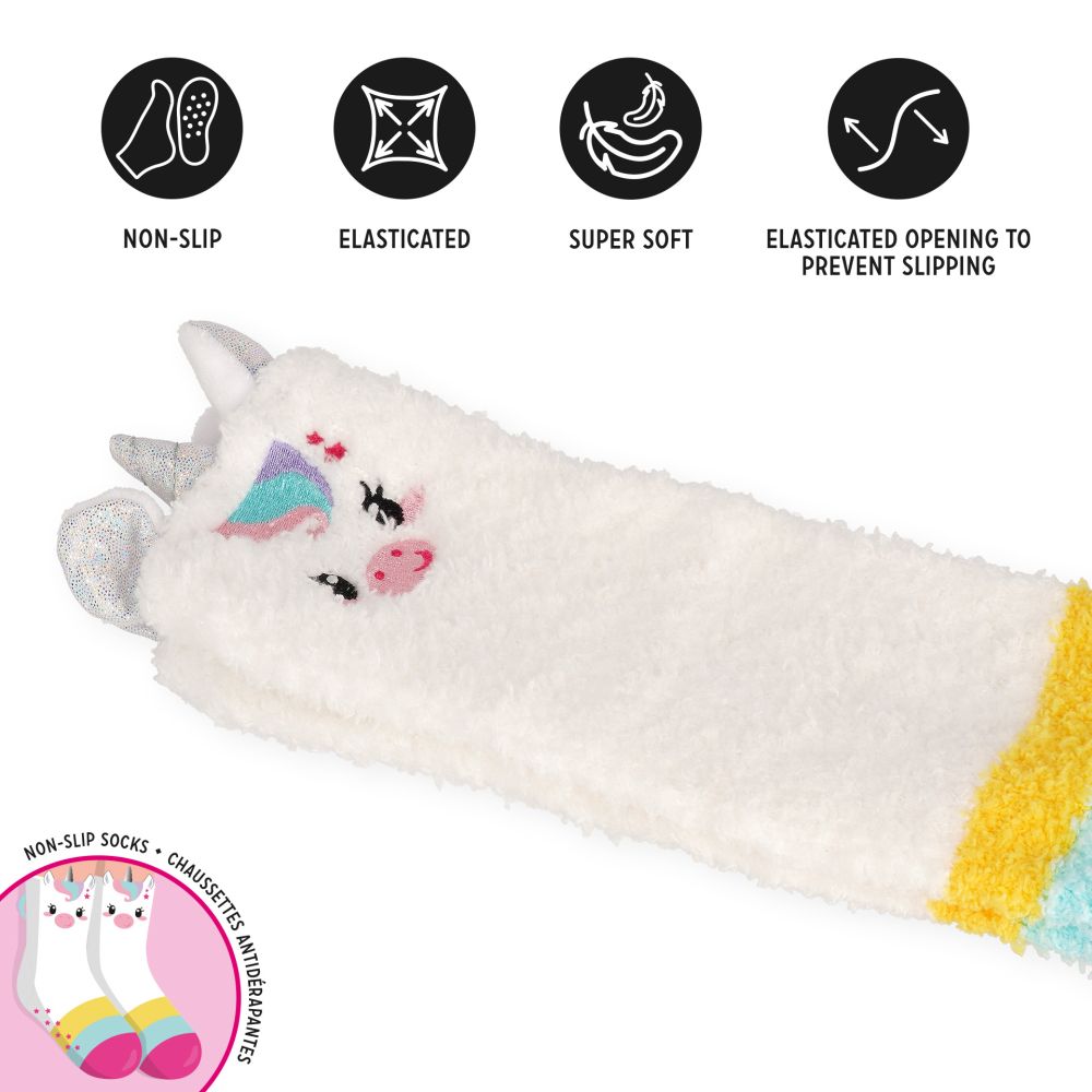 It´s a match, non slip socks, Unicorn (vuxen) - 3
