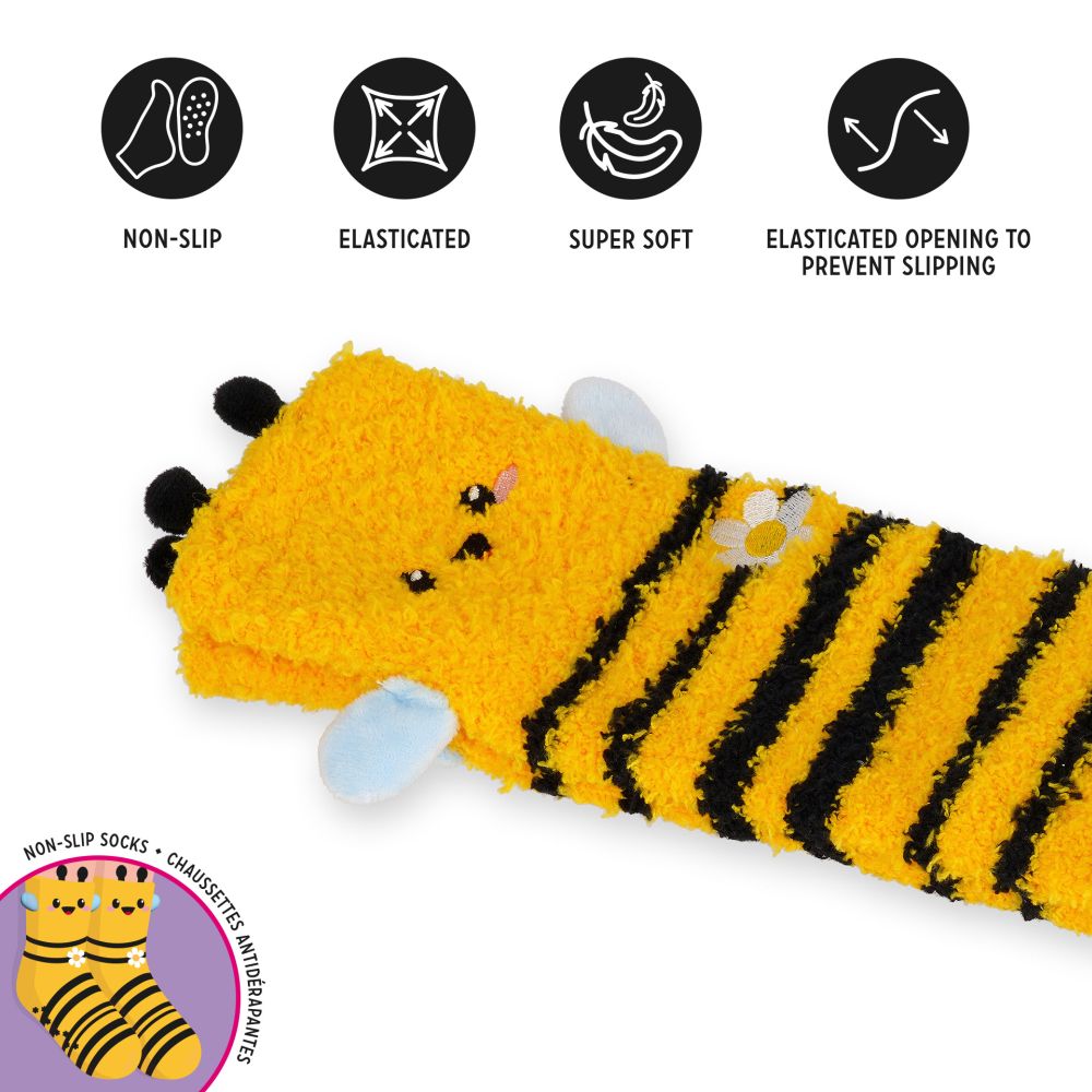 It´s a match, non slip socks, Bee (vuxen) - 3