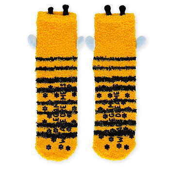 It´s a match, non slip socks, Bee (vuxen)