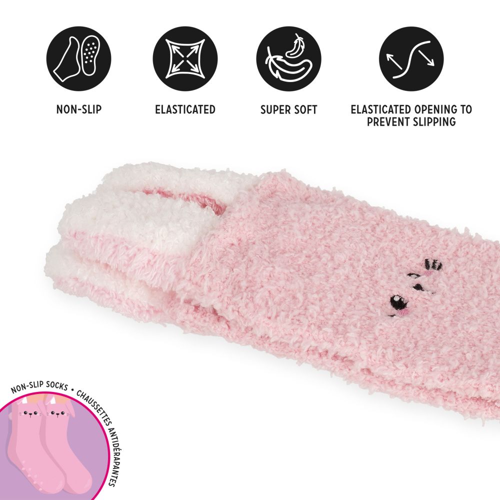 It´s a match, non slip socks, Bunny (voksen) - 3
