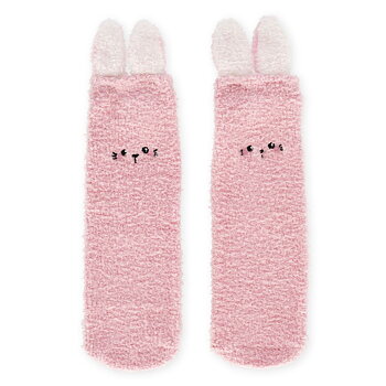 It´s a match, non slip socks, Bunny (vuxen)