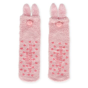 It´s a match, non slip socks, Bunny (vuxen)