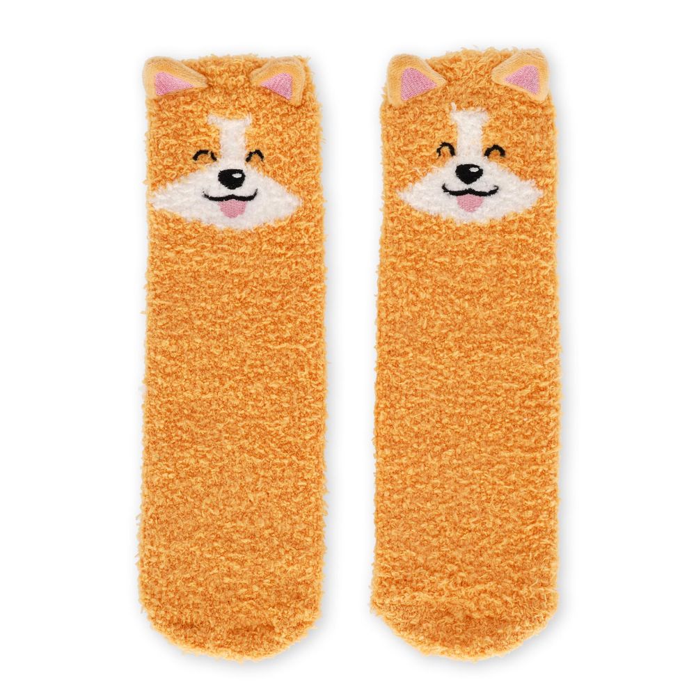 It´s a match, non slip socks, Corgi (vuxen)