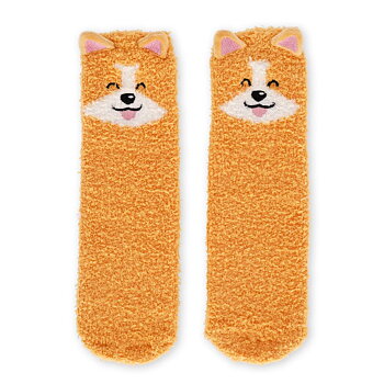 It´s a match, non slip socks, Corgi (vuxen)