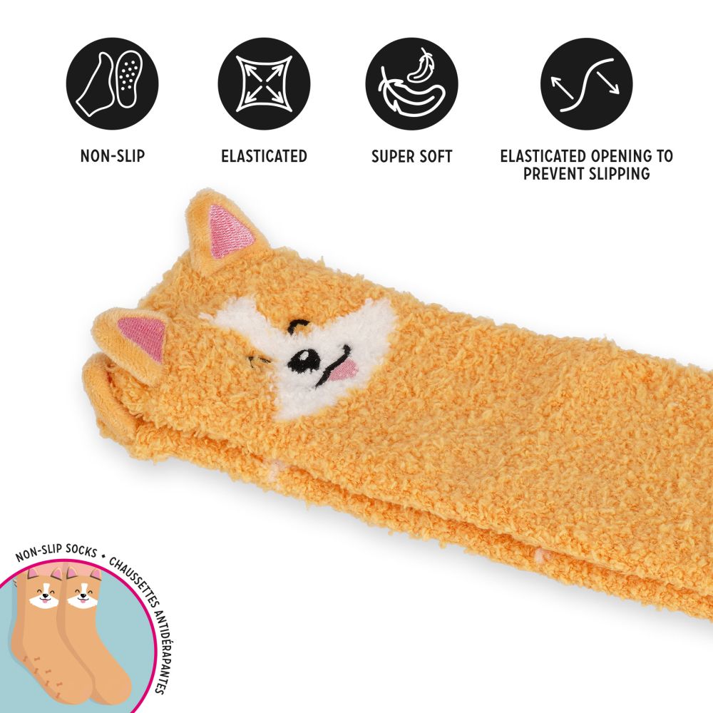 It´s a match, non slip socks, Corgi (vuxen) - 3