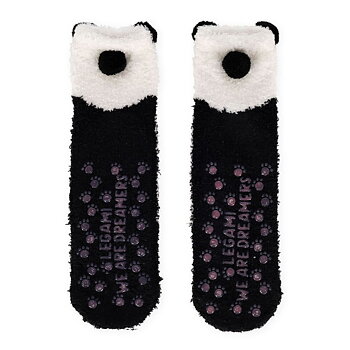 It´s a match, non slip socks, Panda (vuxen)