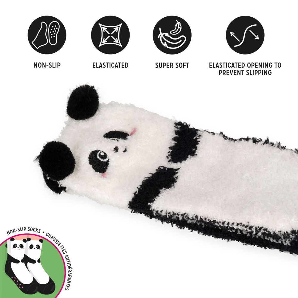 It´s a match, non slip socks, Panda (vuxen) - 3