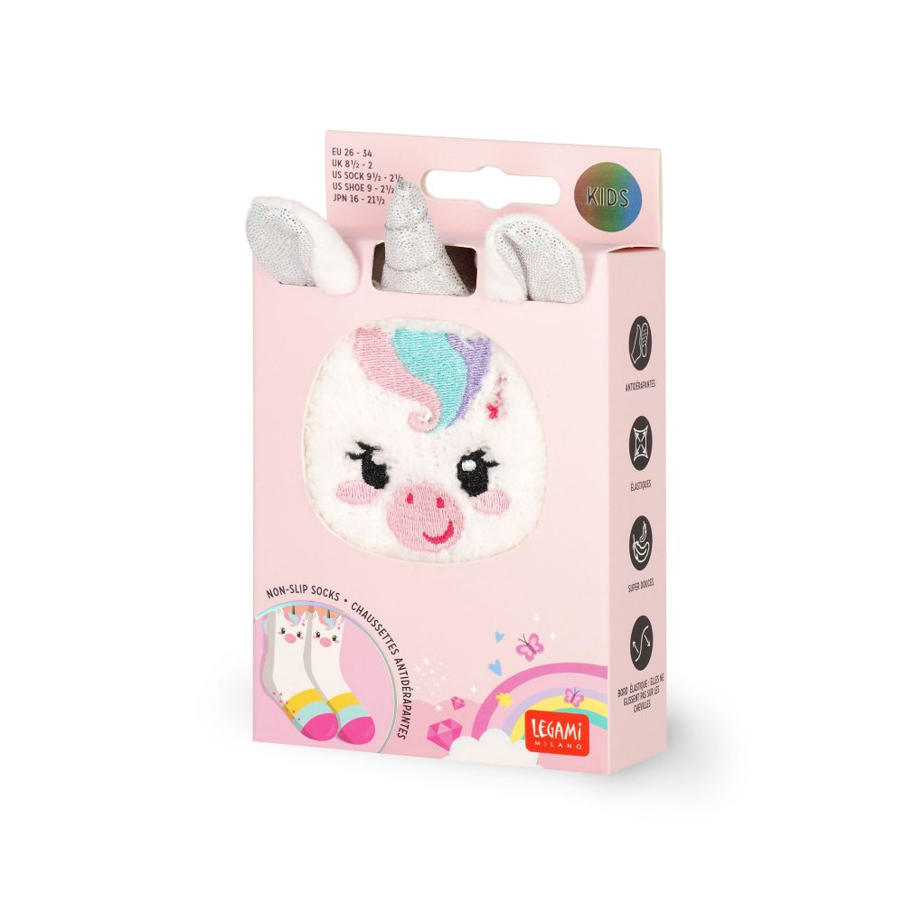 It´s a match, non slip socks, Unicorn (barn) - 4