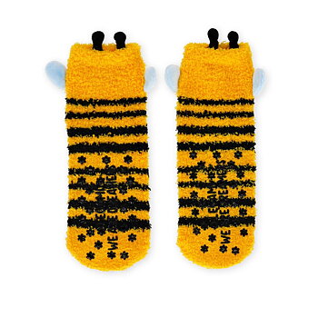 It´s a match, non slip socks, Bee (barn)