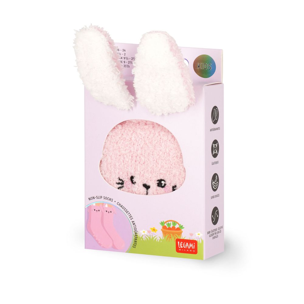 It´s a match, non slip socks, Bunny (børn) - 4