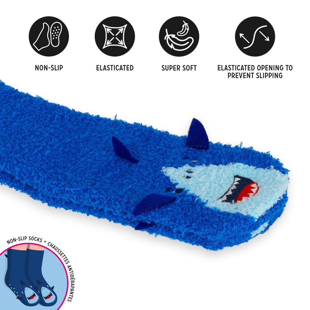 It´s a match, non slip socks, Shark (barn) - 3