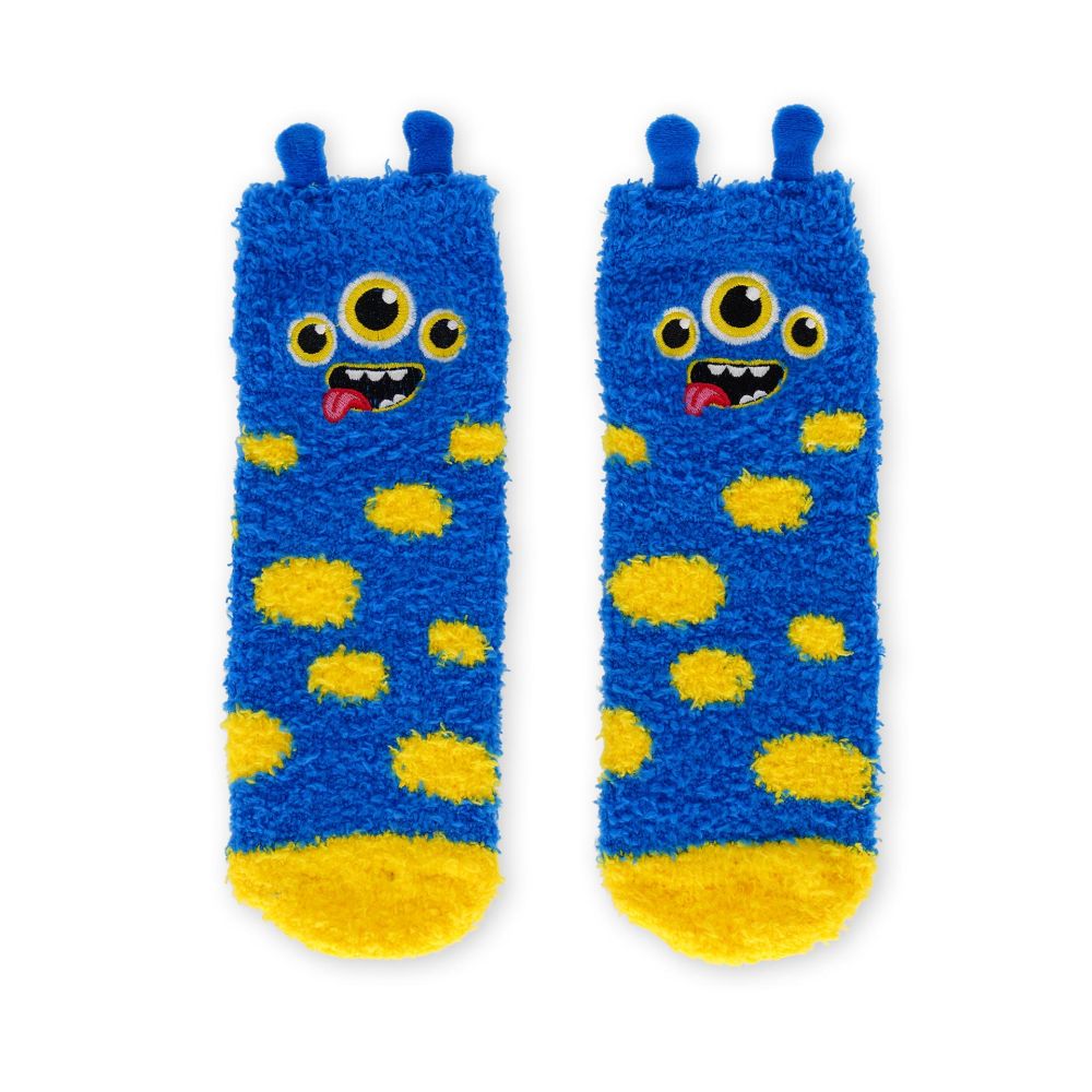 It´s a match, non slip socks, Monster (børn)