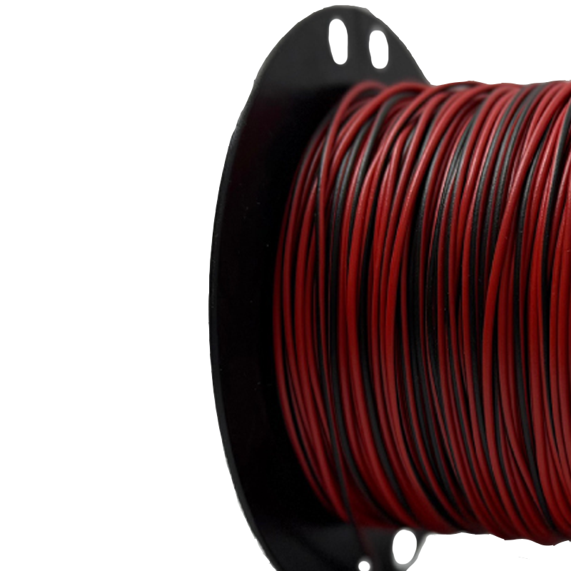 Tvåfärgad kabel 1.5mm Röd / Svart