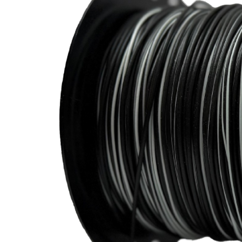 Two-color cable 0.75mm Black / White