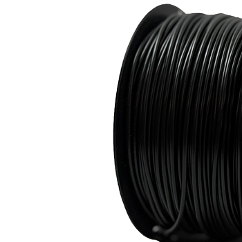 Enfärgad kabel 2.5mm Svart