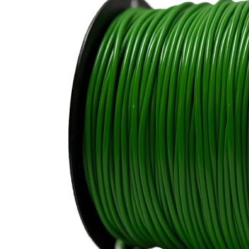 Enfärgad kabel 1.0mm Grön