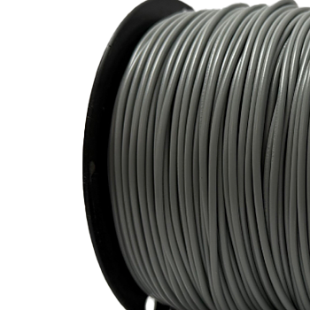 Enfärgad kabel 1.0mm Grå