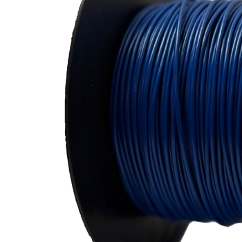 Enfärgad kabel 0.75mm Blå