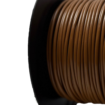 Enfärgad kabel 0.75mm Brun