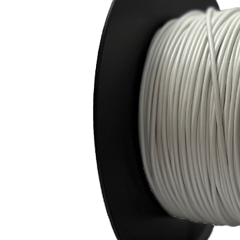 Enfärgad kabel 0.75mm Vit