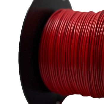 Enfärgad kabel 0.75mm Röd