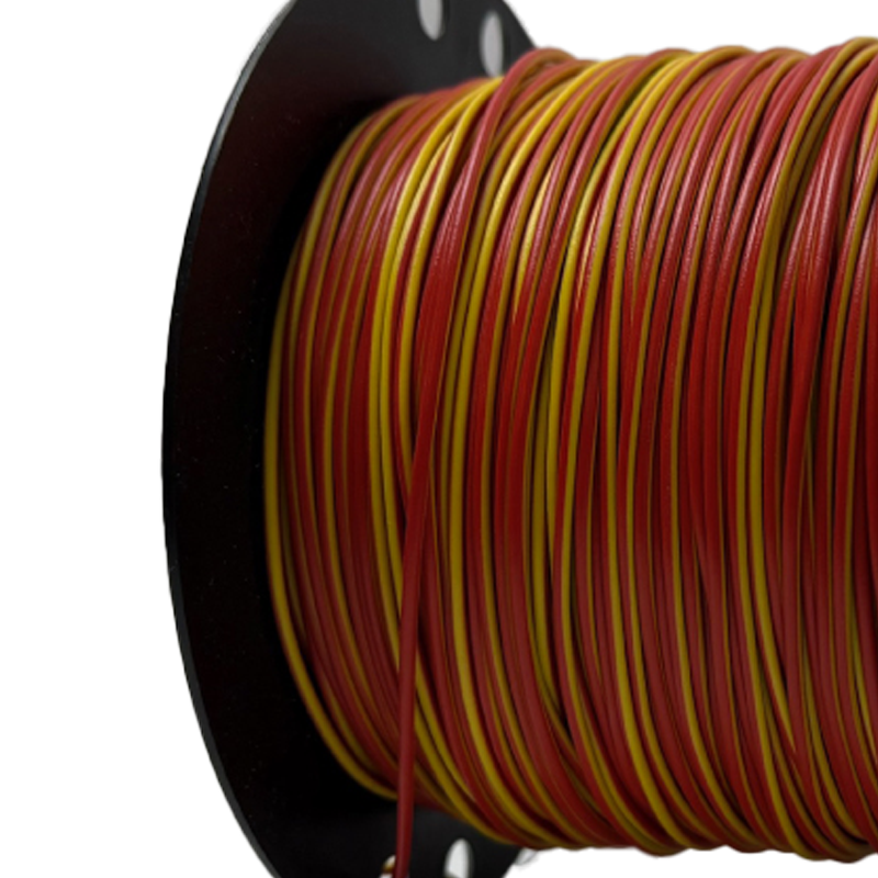 Two color cable 0.75mm Red / Yellow