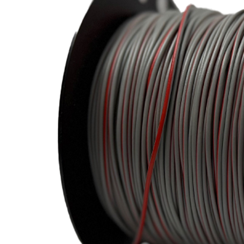 Two color cable 0.75mm Grey / Red