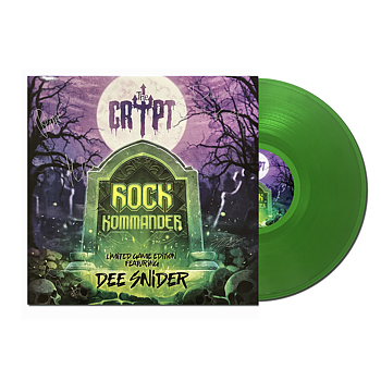 THE CRYPT - ROCK KOMMANDER (GREEN VINYL LP) SIGNED!