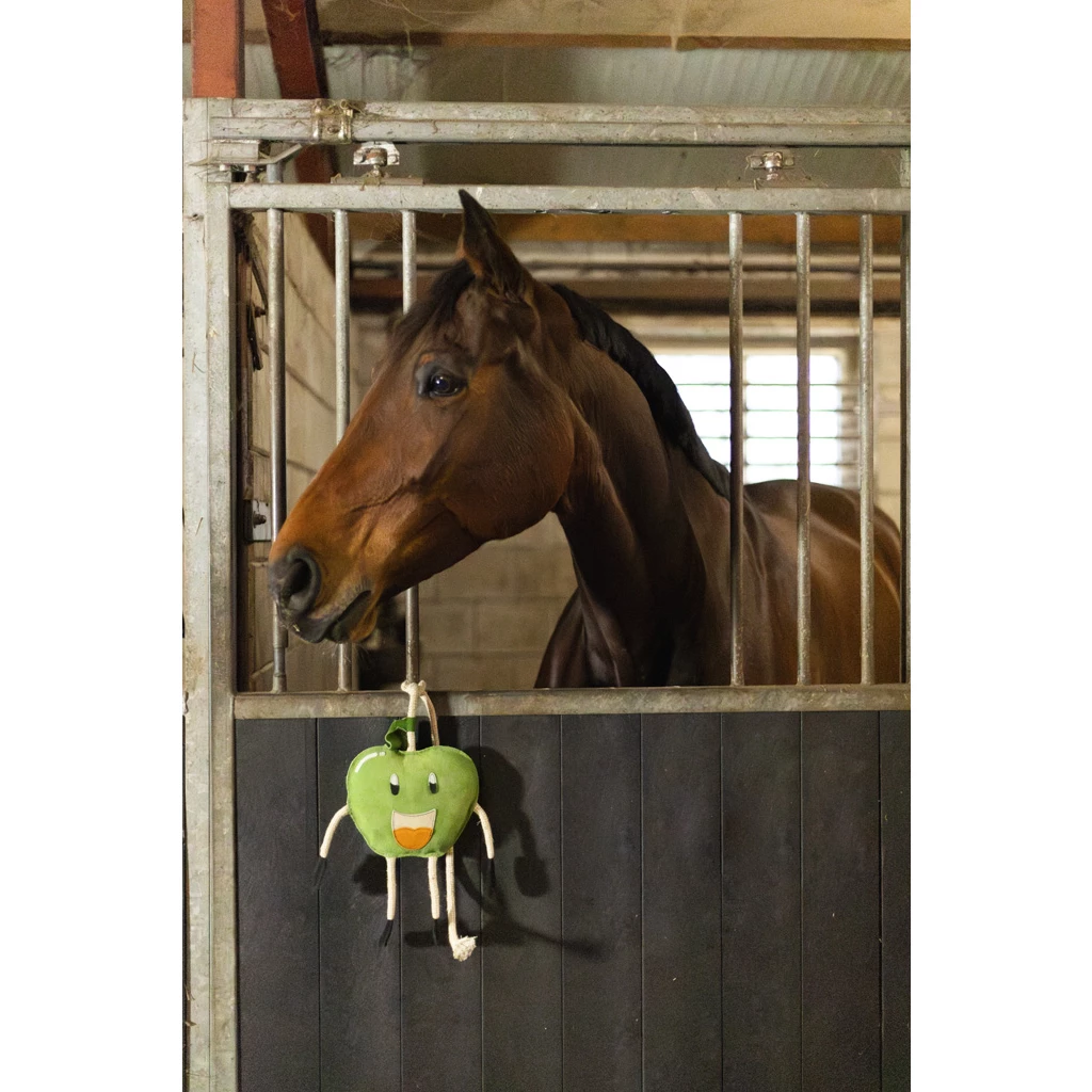 Excellent Horse Foodie Friends Horse Toy - Apple - Natural leather