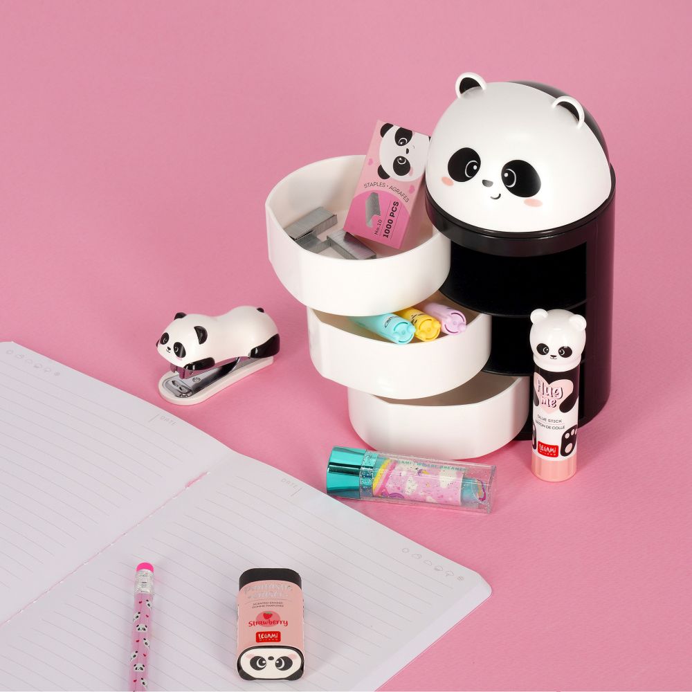 Aww-rganiser, holder til skrivebordstilbehør - Panda - 3
