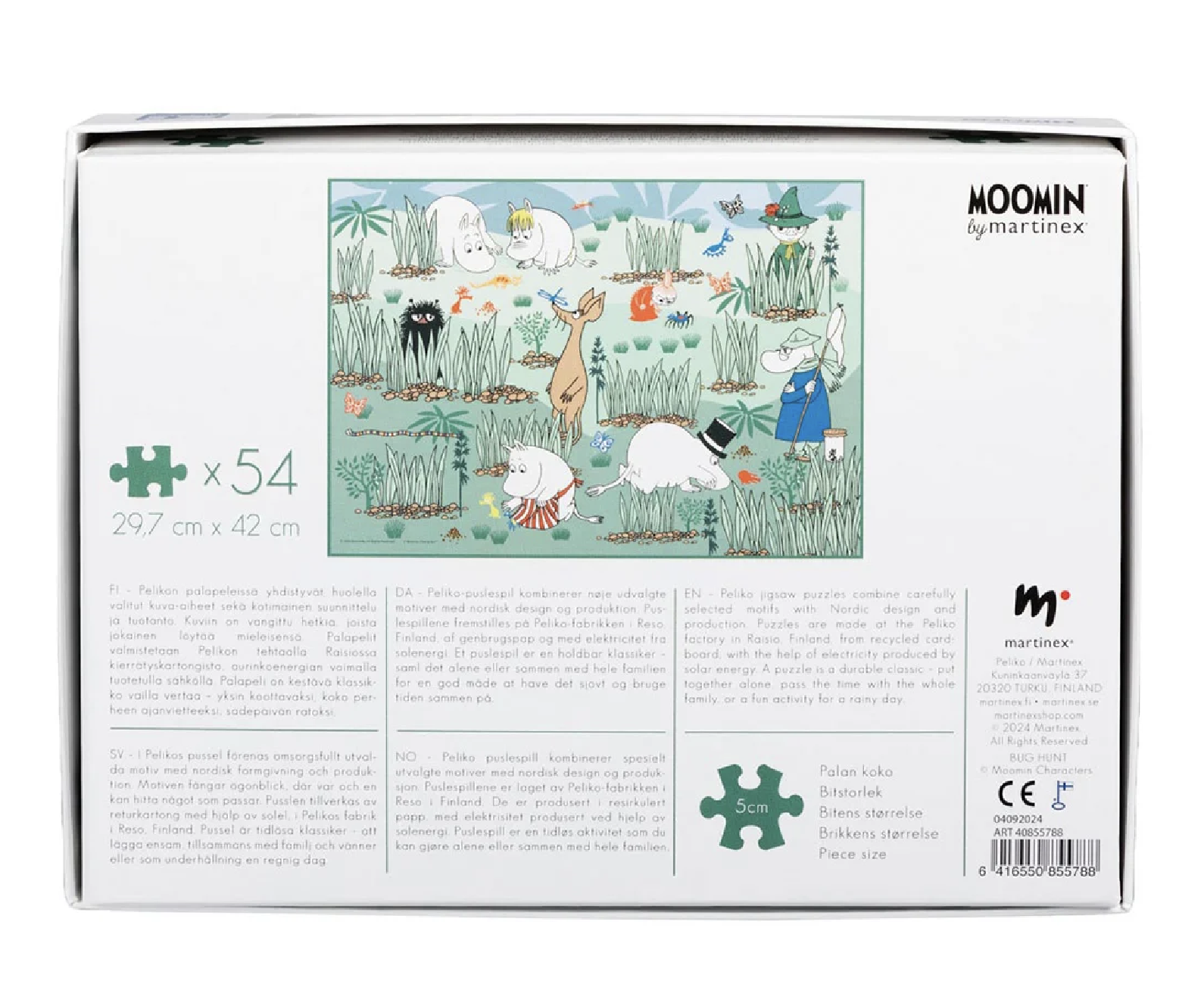 Moomin Puzzle 54 Pieces - Poaching - 2