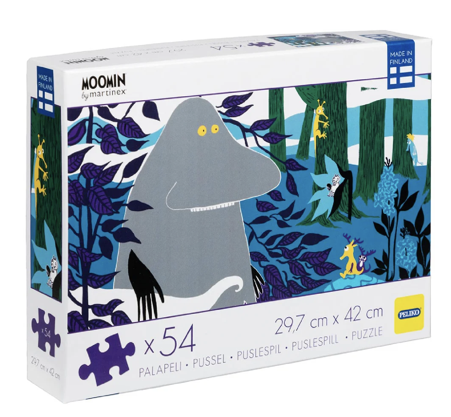 Moomin Puzzle 54 Pieces - Groke in the forest