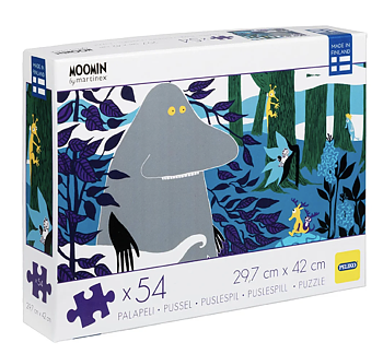Moomin Puzzle 54 Pieces - Groke in the forest