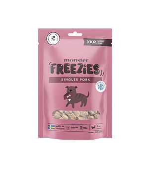 Monster Dog Freeze Dried Treats Singles Pork 150g