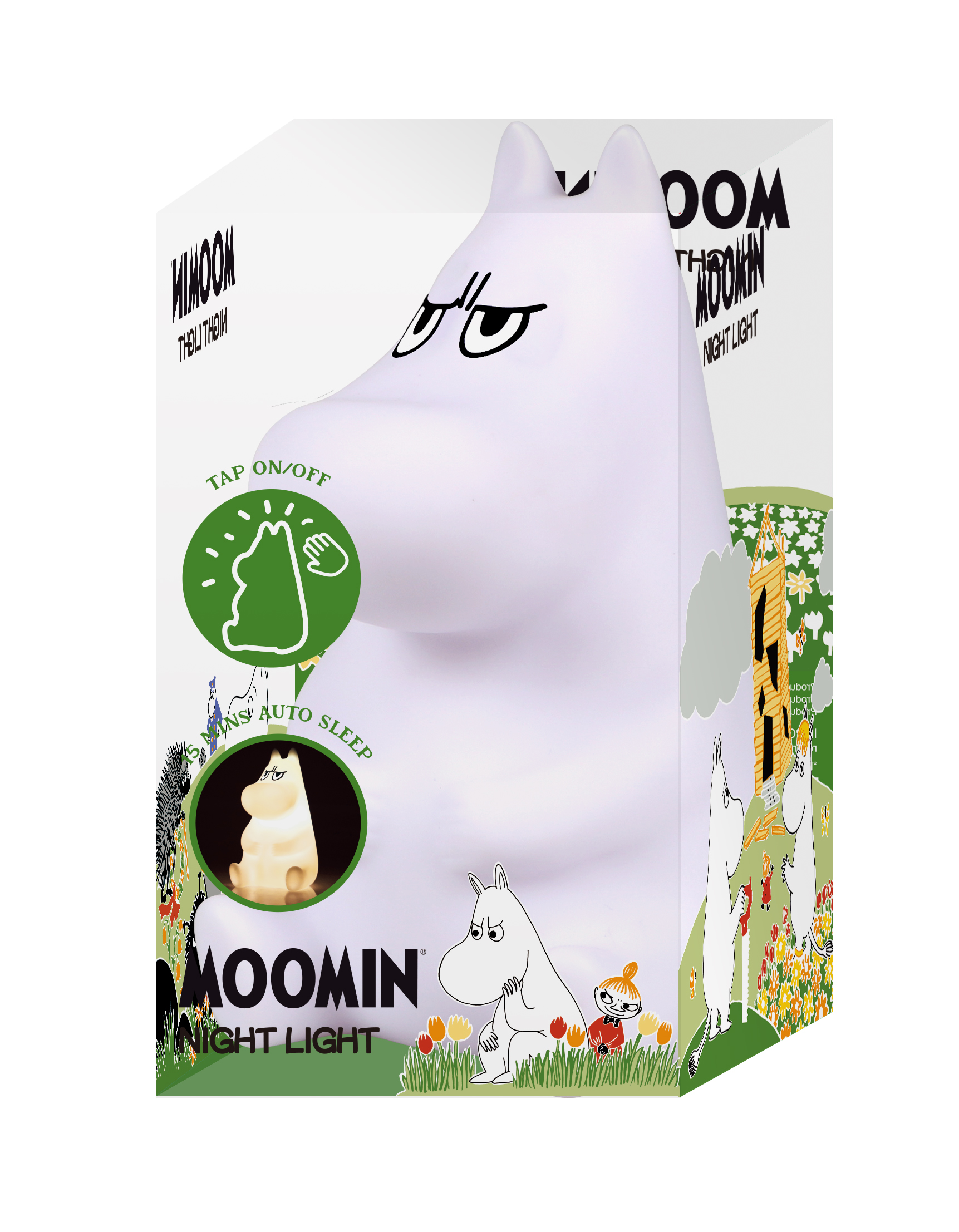 Moomin Nightlight 13 cm - Moomintroll Angry - 2
