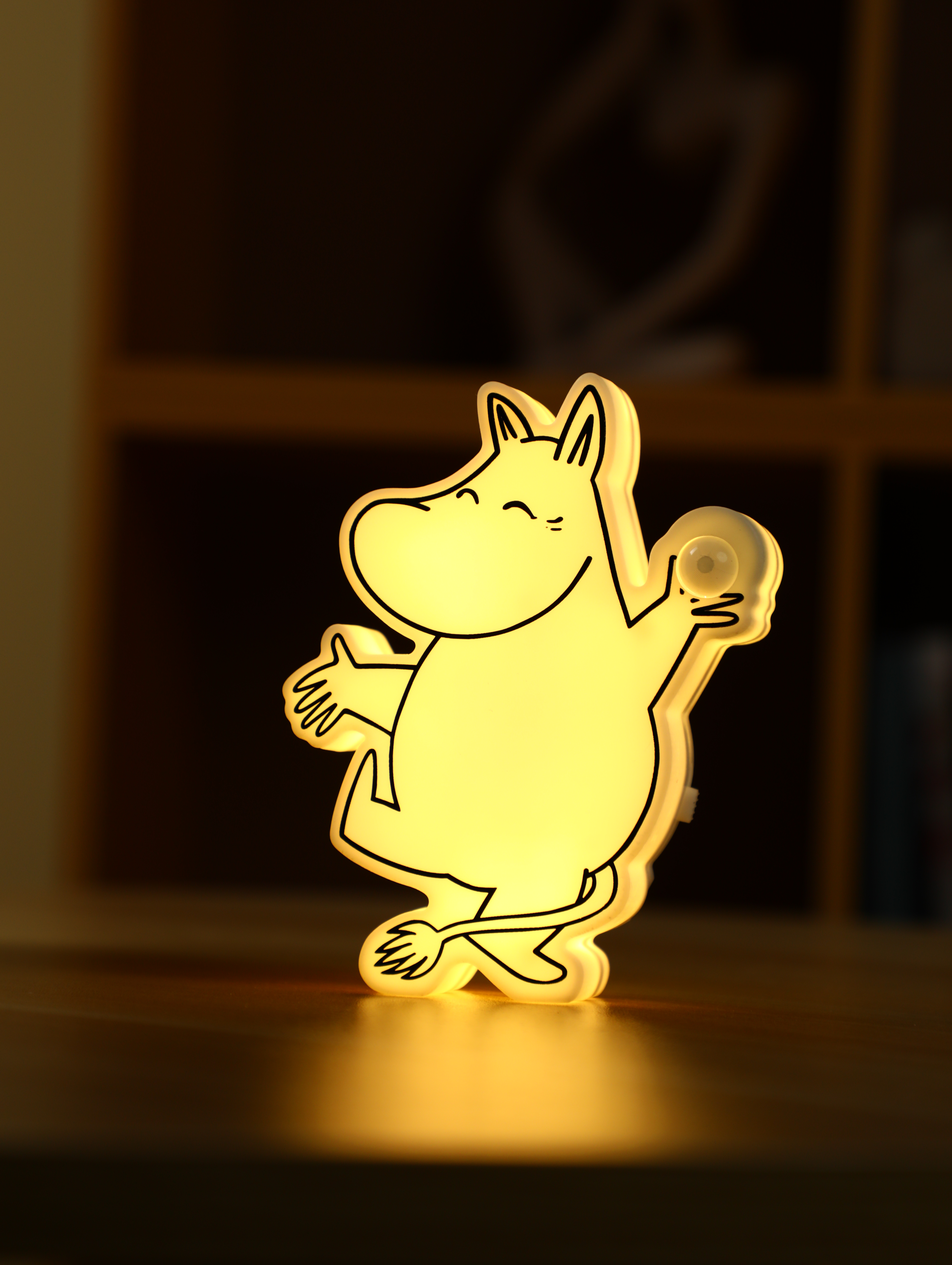 Mumintrollet Lampa med rörelsesensor
