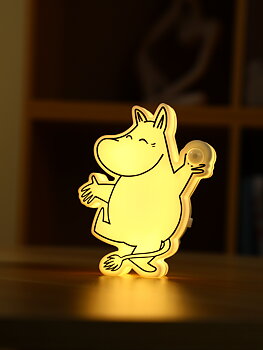 Moomintroll Lamp with motion sensors