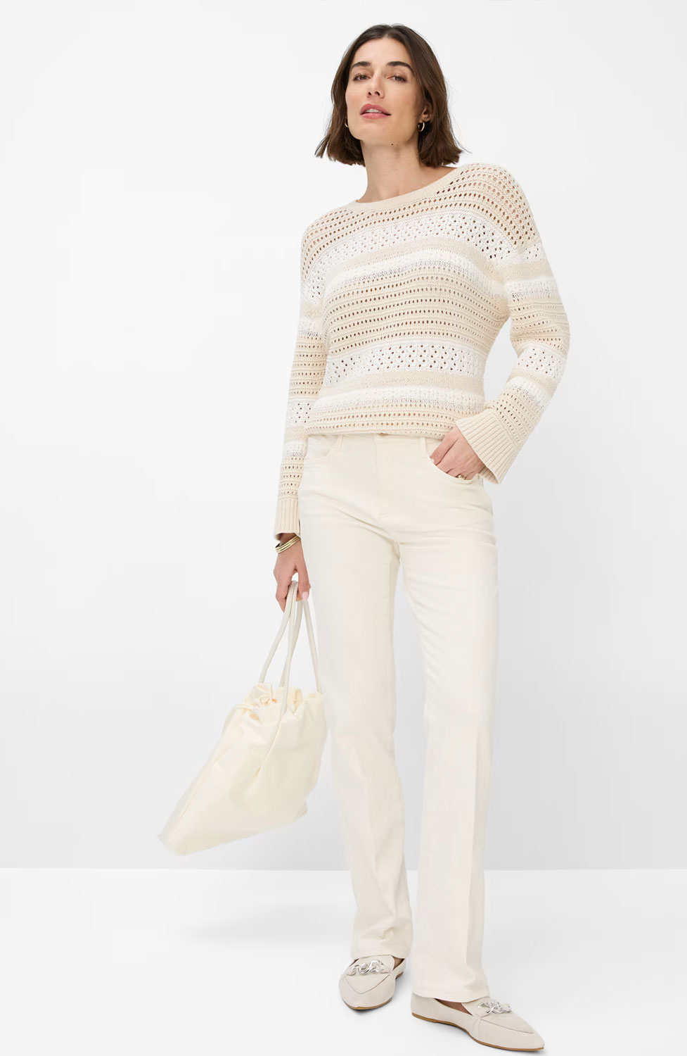 Jeans Mary bootcut offwhite - 4
