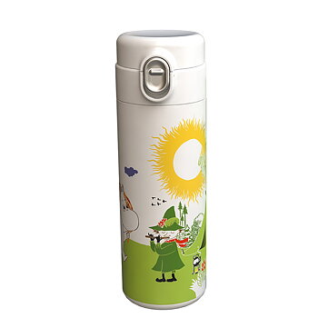 Moomin Thermos Bottle  420 ml - White/Green