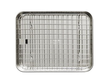 CULIMAT Gastrobleck med galler 26 x 20 cm