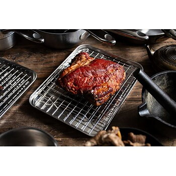 CULIMAT Gastrobleck med galler 26 x 20 cm